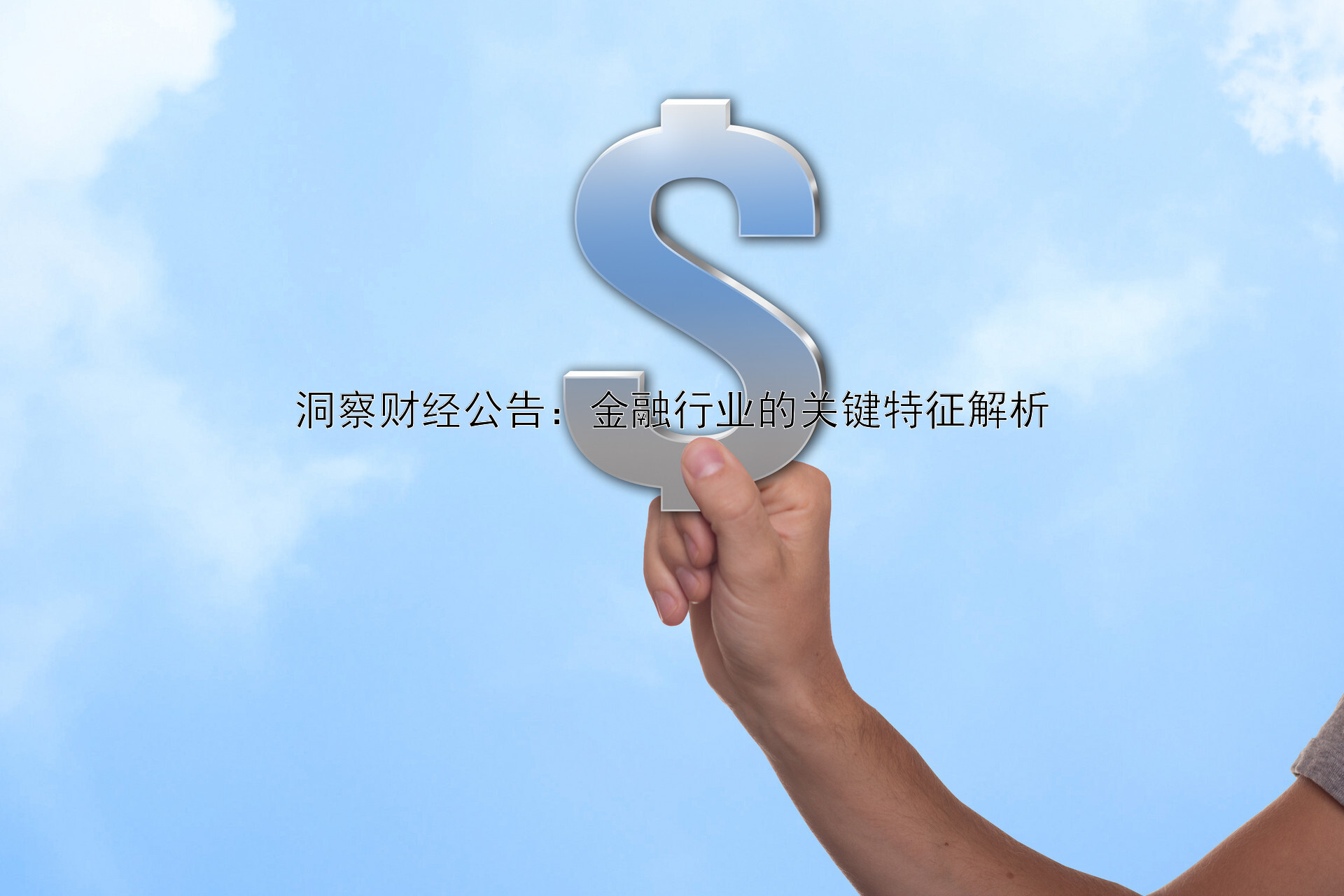 洞察财经公告：金融行业的关键特征解析